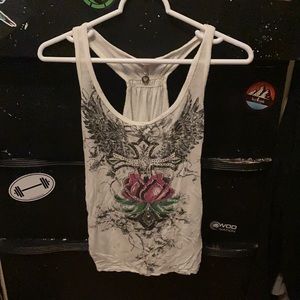 Rose racer back tank